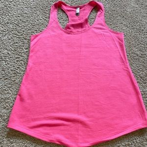 Hot Pink Basics Tank Top